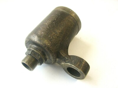 UNBEKANNTE OLDTIMER MOTORRAD BRONZE SCHWIMMERKAMMER GEBRAUCHT TOP ZUSTAND
