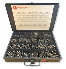 STAINLESS! 1466 Piece Hex Washer Head Tek Self Drilling Screw Assortment Kit