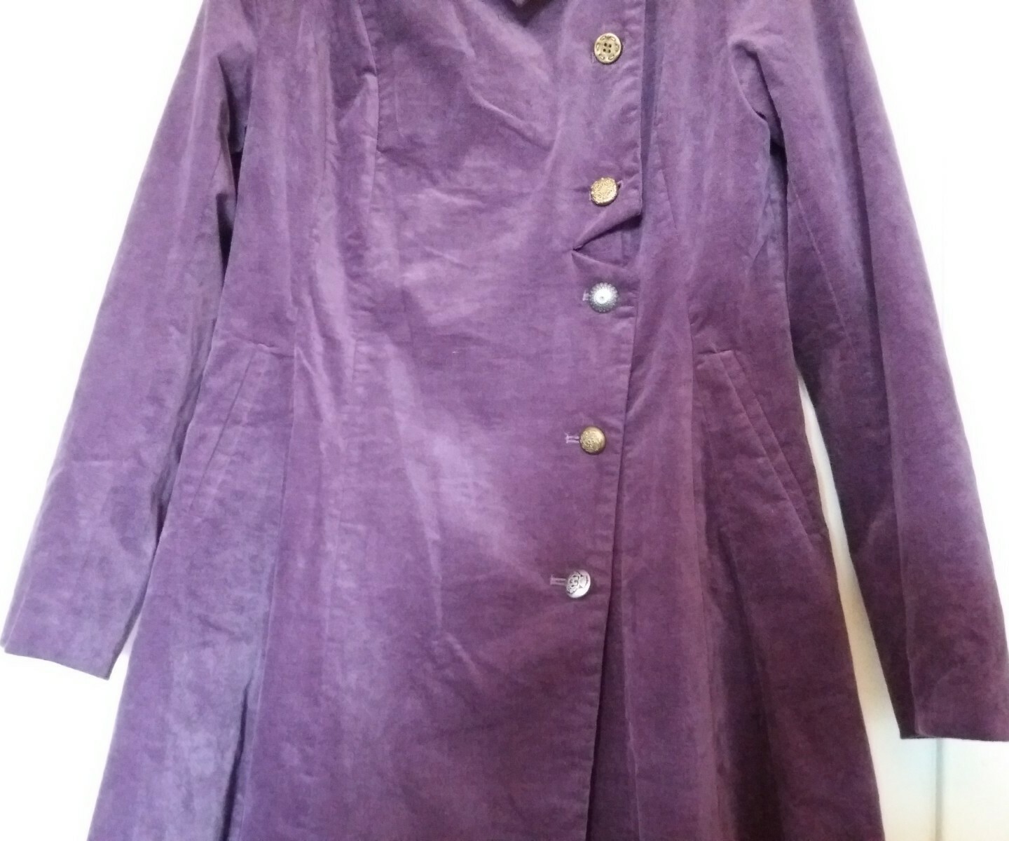 Joe Browns purple Asymmetric Button Up 