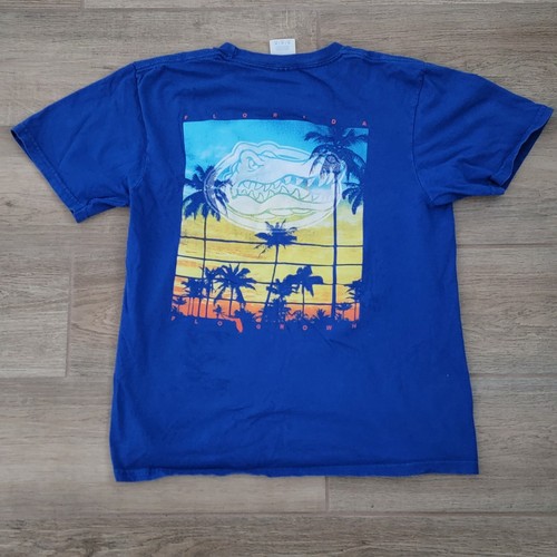 Flo Grown Florida Gators NCAA Double Sided Blue Short Sleeve Youth Medium Shirt - Picture 9 of 15
