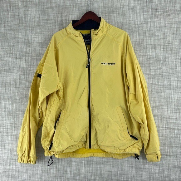 VTG POLO SPORT Ralph Lauren Mens Size XL Nylon Jacket full zip 2238