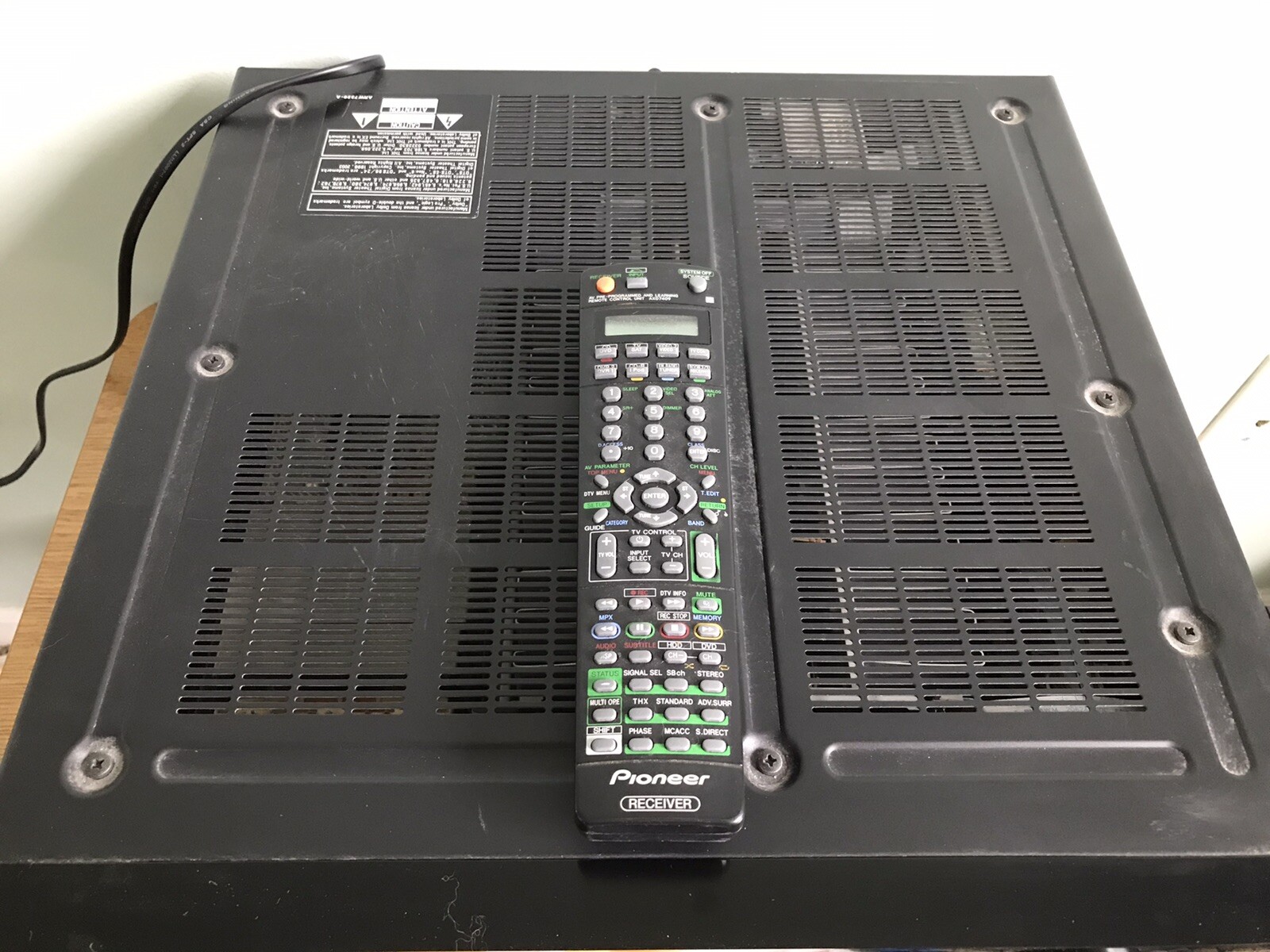 Pioneer Elite VSX72TXV 7.1 Channel 130 Watt Receiver 12562761442 eBay