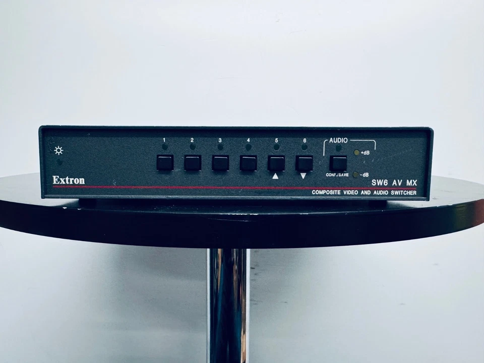Extron SW6 AV MX Composite Video and Stereo Audio Switcher - 6 Input - 2 Outputs - Image 2 of 4