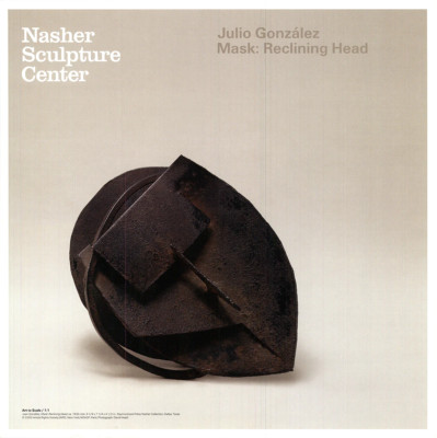 JULIO GONZALEZ Mask: Reclining Head 12'' x 12'' Offset Lithograph 2003 Modernism