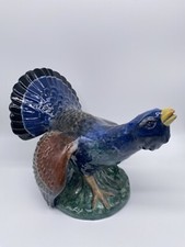 Karlsruher Majolika Emil Pottner? Feisst? Nr. 7886 Auerhahn gross