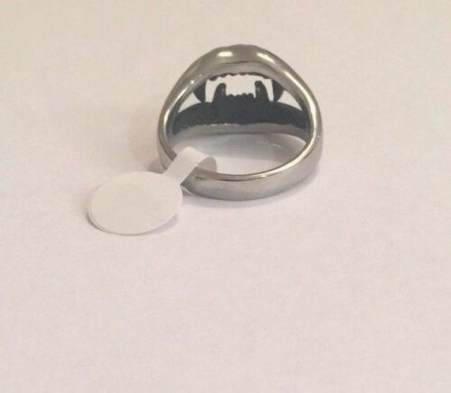 Vampire Fangs Teeth Ring Halloween Wedding Band Goth Gothic 11 or 12 Biker - Picture 2 of 3