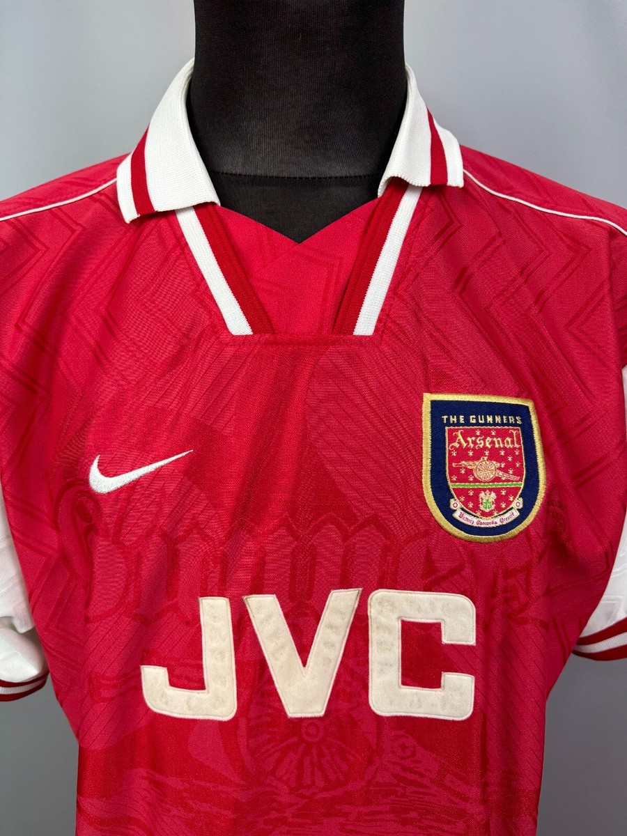 NIKE アーセナル 96-98 ホーム ユニフォーム ヴィンテージ Arsenal Nike 1996/1998 Home Soccer Jersey Shirt Size M