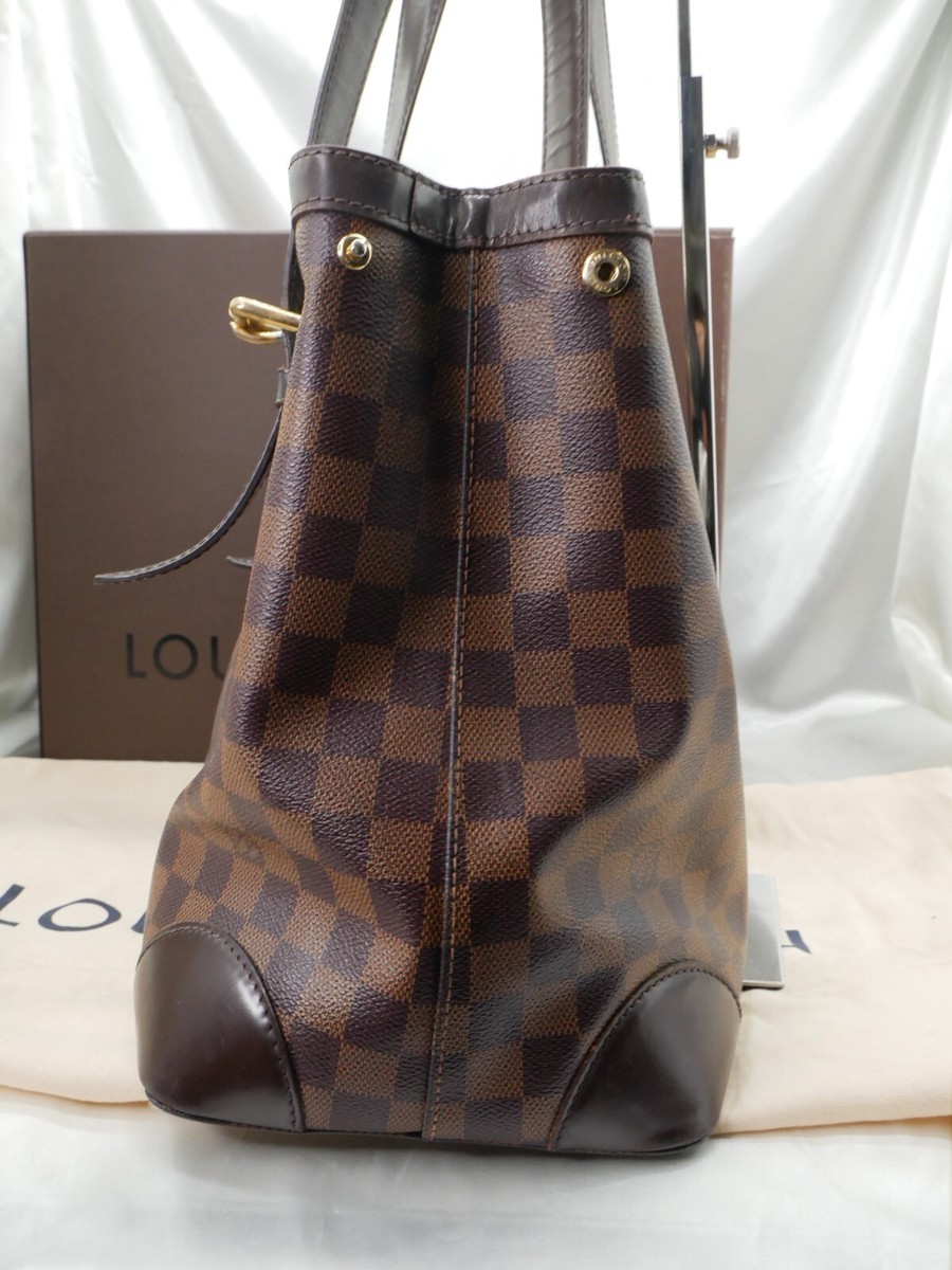 【超美品】Louis Vuitton Hampstead MM N51204 Louis Vuitton Damier Hampstead MM Tote Bag N51204 PVC Canvas