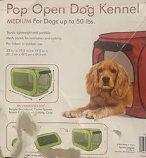 New Sport Pet Designs Portable Pop Open Medium Travel Dog Kennel Lightweight