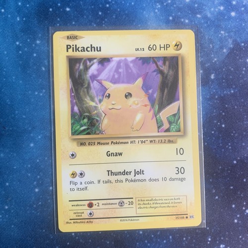 2016 pikachu 35/108 Mint condition pokemon card Rare fresh pull eBay