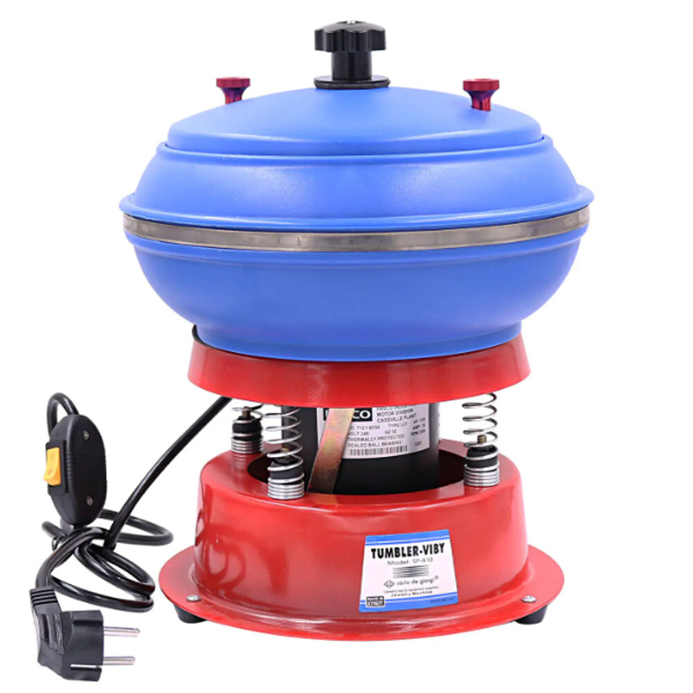 Jewelry Gemstone Jade Polishing 10 Inch Vibratory Tumbler Polishing Machine