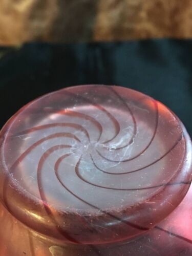 One of a kind - Bohemian Chez Kralik Loetz Lotz Cranberry Ruby Glass Vase - Picture 4 of 6