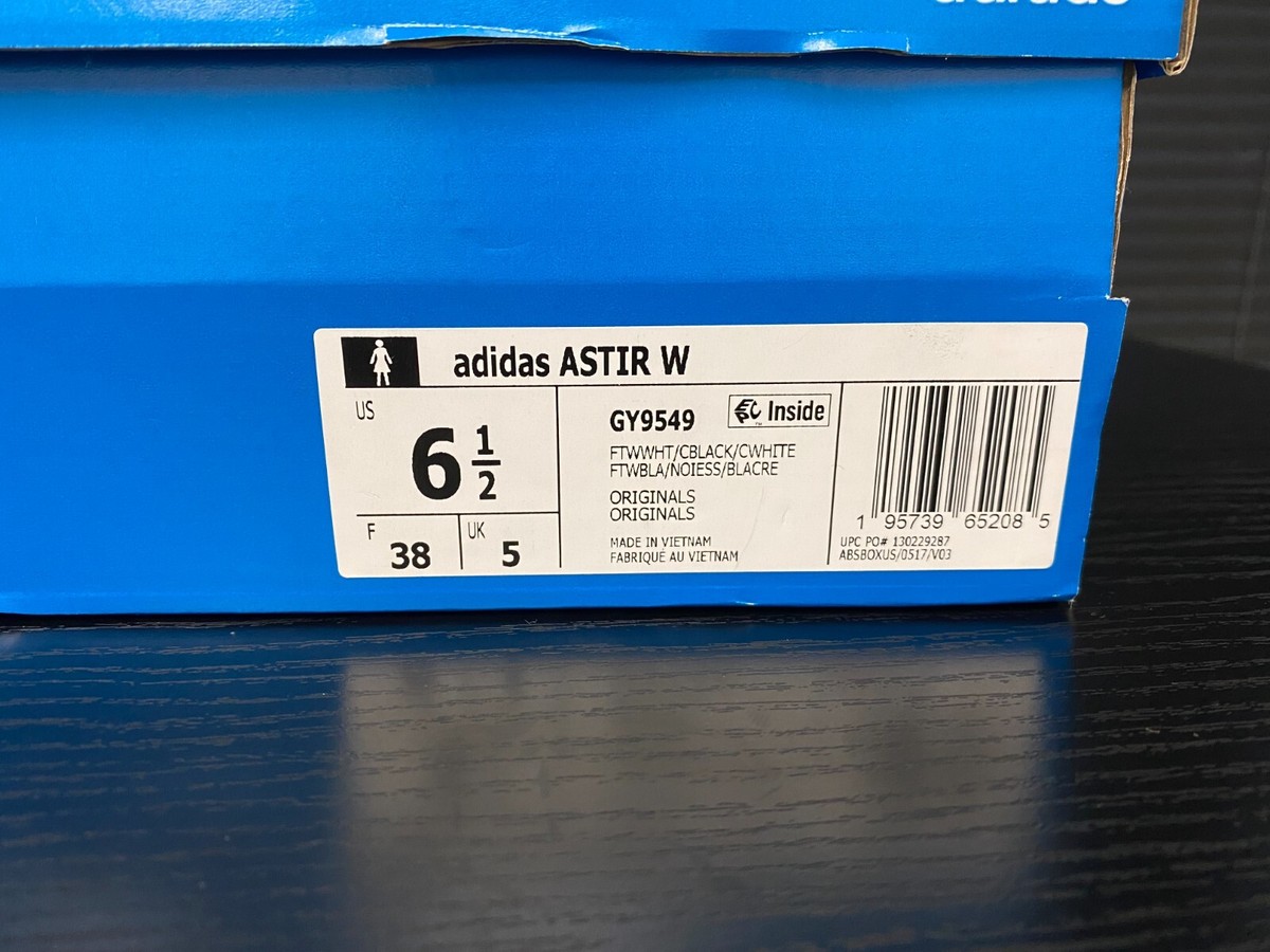 New Adidas ASTIR W Cloud White Black Chunky Sneakers GY9549
