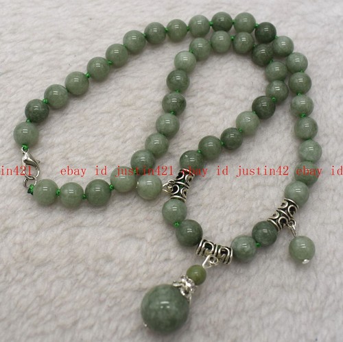 Bonito! Collar colgante de cuentas redondas de piedras preciosas multicolores naturales de 8 mm 18" AAA - Imagen 21 de 43