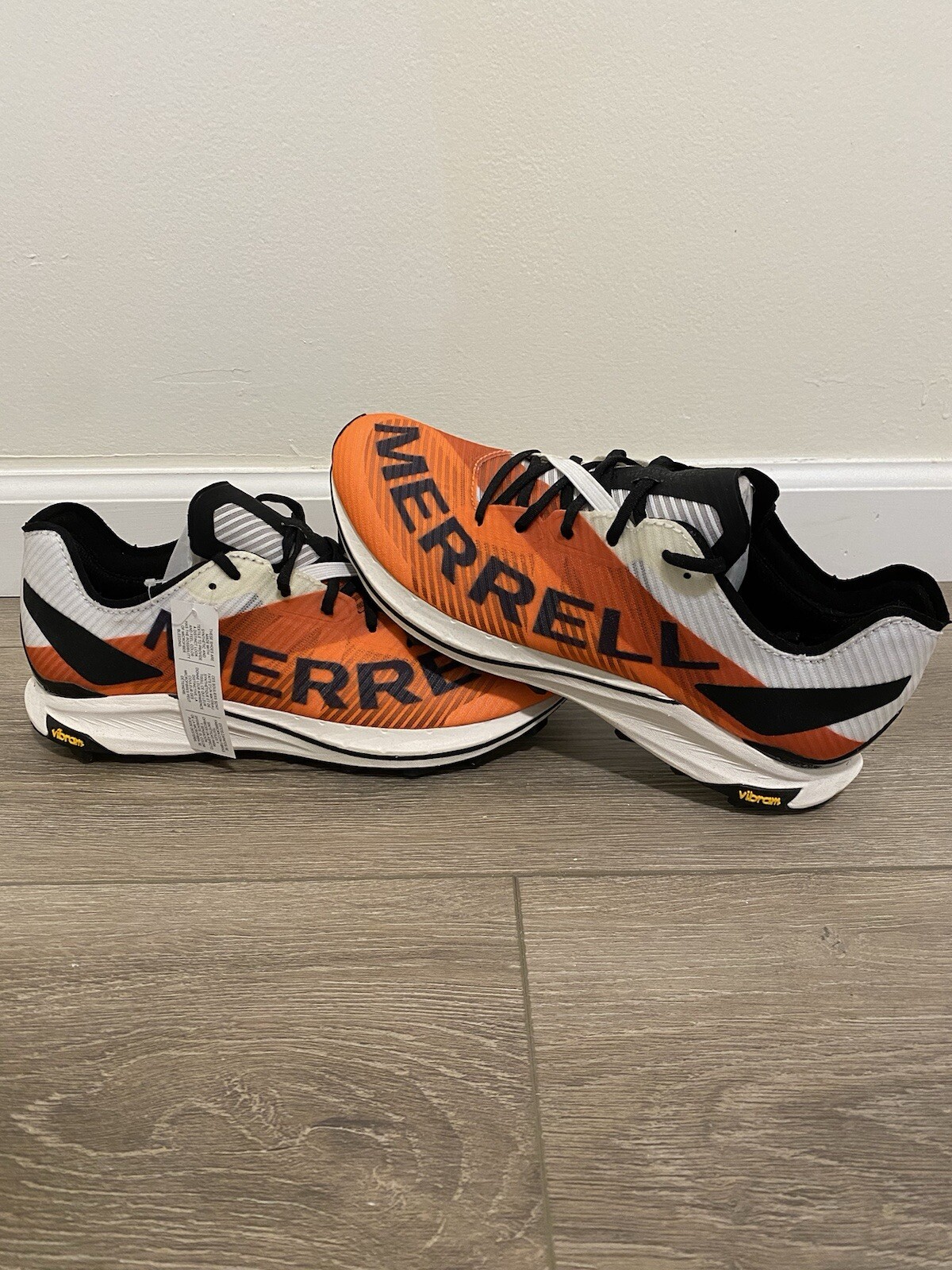 Scarpe da Trail Running Merrell MTL Skyfire 2 Arancione Bianco Nero Taglia Uomo 9 NUOVE