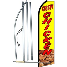Crispy Chicken Complete Swooper Flag Bundle
