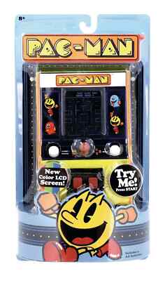 Pac-Man Mini Handheld Classic Arcade Game For Kids, Ages 8+