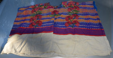 Vintage Guatemalan Huipil textile Embroidered 26 x 30"