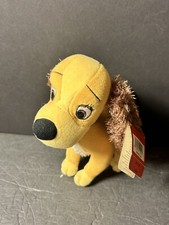 Disney Store Lady and the Tramp Bendable Lady Stuffed Animal Plush Doll NWT  10