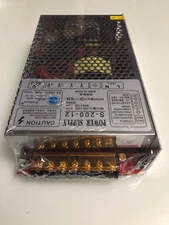 AC 110V-220V to DC 12V 16.5A Switch Power Supply Driver Adapter LED Strip Light