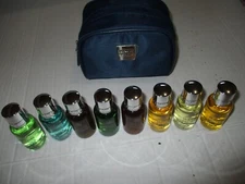 Molton Brown Travel Case 8 Bath & Shower Gels Assorted London England Unused