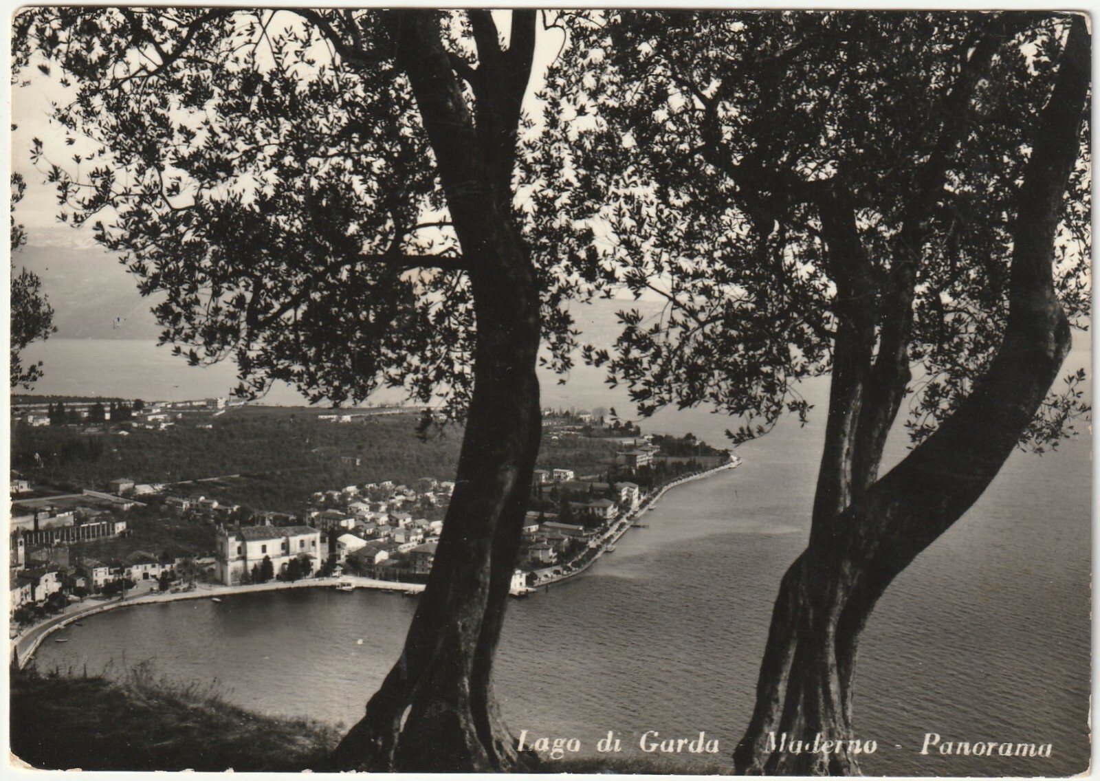 MADERNO - BRESCIA - PANORAMA - LAGO DI GARDA - VIAGG. 1961 -51769-