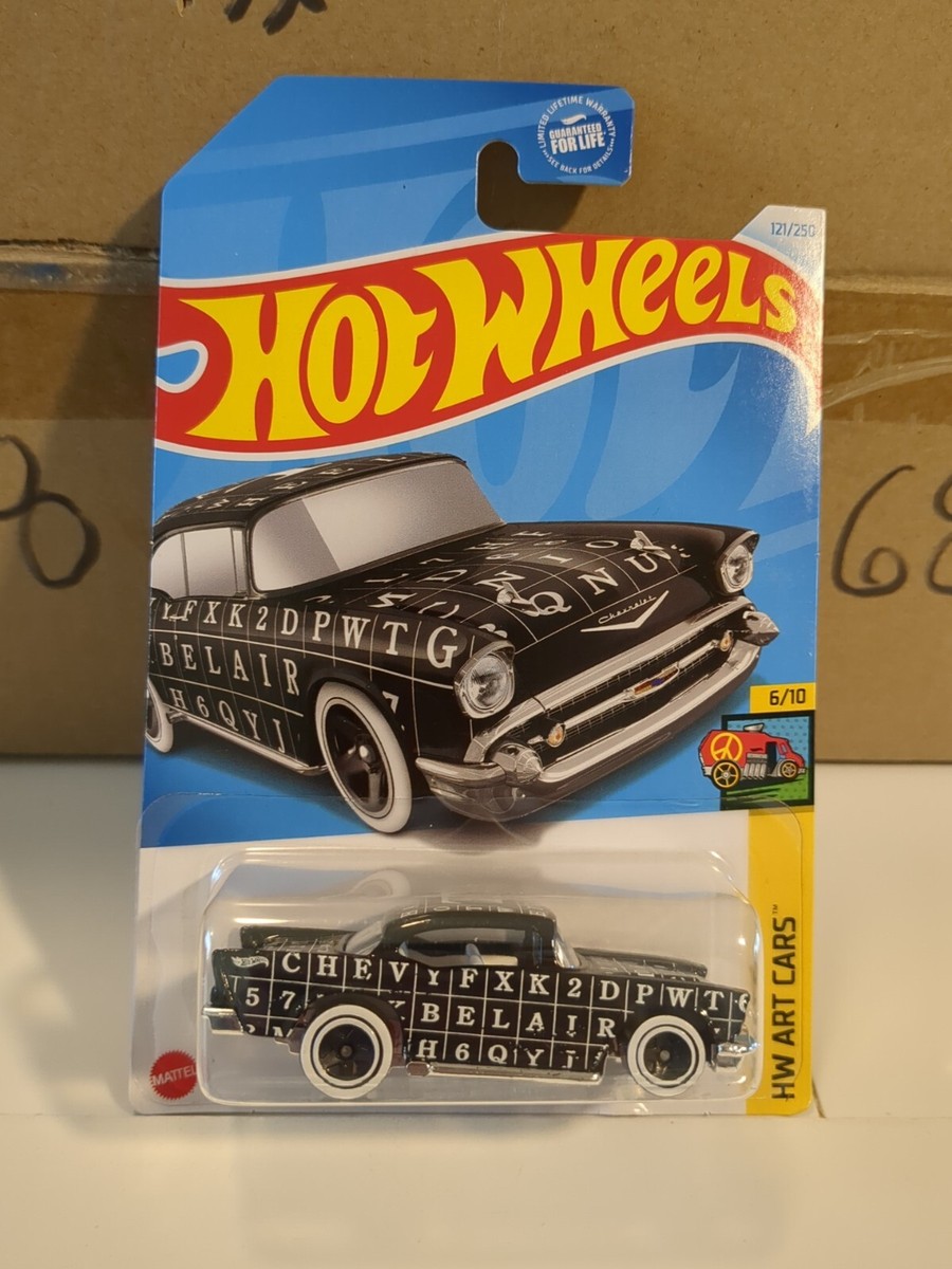 Hot Wheels 2024 Mainline E Case HW Art Cars '57 Chevy 121