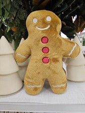 New Target Bullseye Playground Christmas Gingerbread Plush Decorative Pillow