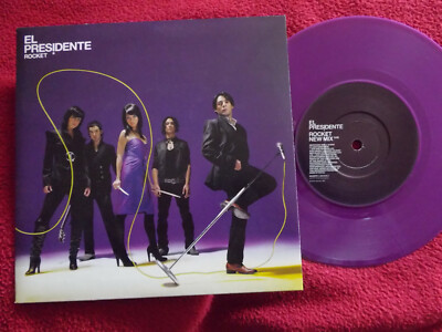 El Presidente - Rocket   2 Versionen     Top One Rec. 45  Purple Vinyl