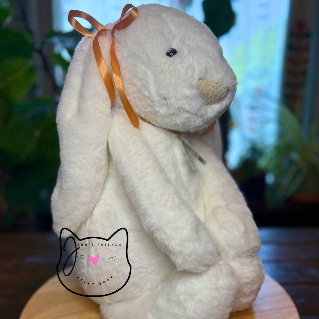 Jellycat HUGE BASHFUL LUXE BUNNY LUNA New BNWT Big RARE Soft Plush