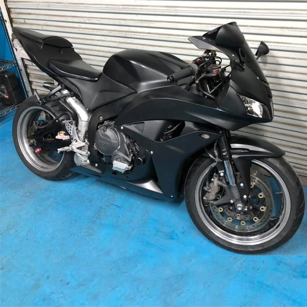 For Honda CBR 600 RR 2007-2008 Matte Black Fairing Kit + Bolt