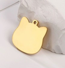 Size Custom Engraved Pet ID Tag with Name, Phone Number, and Address