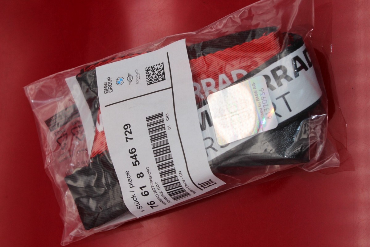BMW Motorcycle Neck Strap + Key ring Motorsport original new 
