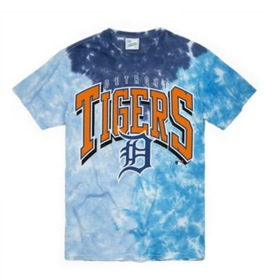Mlb Tie Dye Shirt Detroit Tigers Tie Dye T-Shirt Logo New MLB