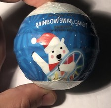 NEW BATH  BODY WORKS RAINBOW SWIRL CANDY BATH FIZZ BATH BOMB