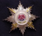 MEDAGLIA IMPERO TEDESCO/PRUSSIA ORDINE DELL'AQUILA ROSSA - STELLA/SPADE 1° CLASSE