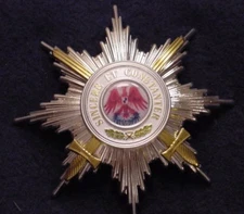 GERMAN EMPIRE / PRUSSIA MEDAL  ORDER OF THE RED EAGLE - 1ST CLASS STAR / SWORDS