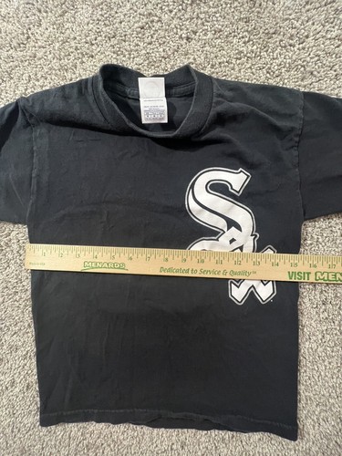 Chicago White Sox Shirt Boys Medium Black Paul Konerko Jersey Youth Kids M - Picture 5 of 7