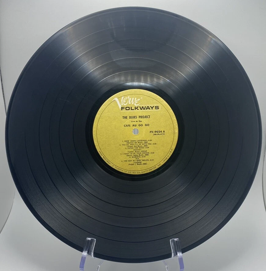The Blues Project Live At The Cafe Au Go Go 1966 LP Vinyl Record Verve Records Foto 3 de 4
