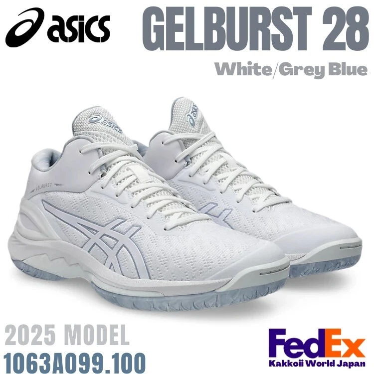 Las mejores ofertas en Asics Gel Burst 28 White Grey Blue | eBay
