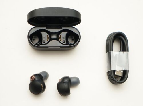 SONY WF-1000XM4 Wireless Noise Canceling In-Ear Headphones BLACK NEW BATTERIES!! - Picture 1 of 11