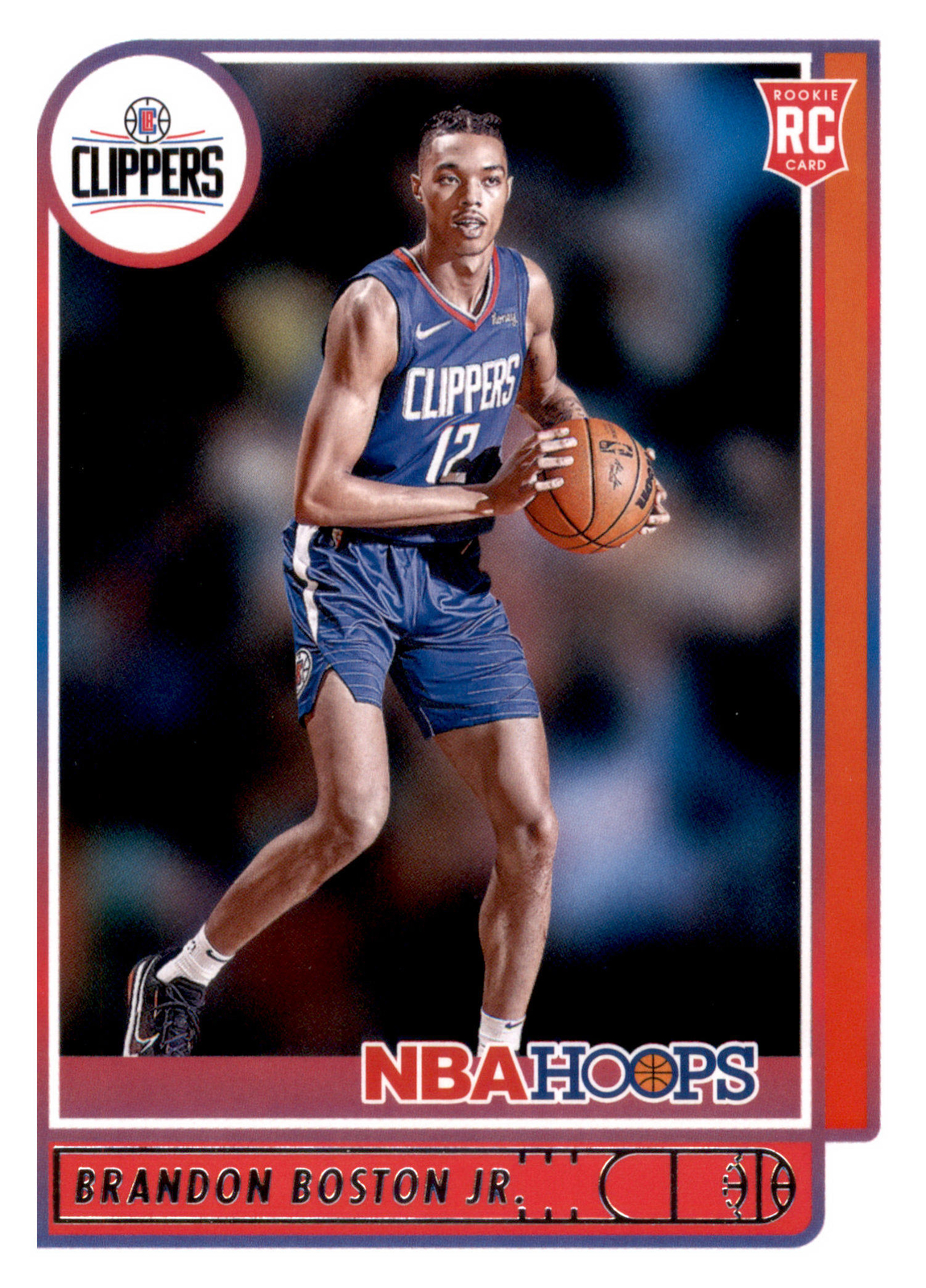 2021-22 Panini Hoops RC #233 Brandon Boston Jr.  Clippers Basketball Card