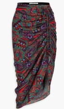 NWT Veronica Beard Ari midi skirt size 4 Jacquard silk blend 468