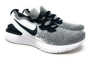 nike epic react flyknit 2 white black pure platinum