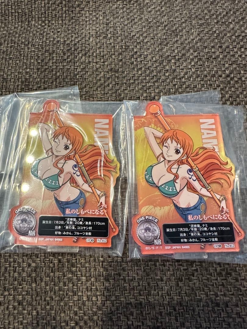 One Piece Nami Acrylic Stand Set Of 2