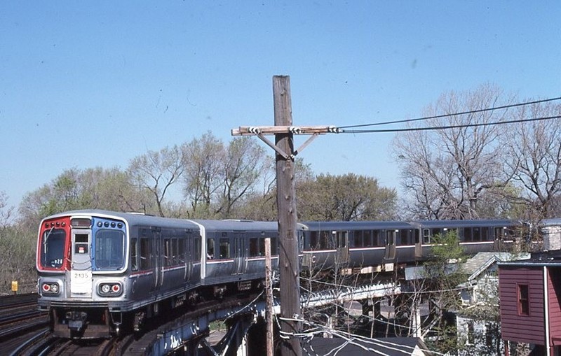CTA EL Train - Number - 2135 - w/Train - ORIG - KR - rals33
