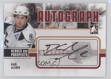 2009-10 ITG Heroes and Prospects Auto Karl Alzner #A-KA Auto 0f7