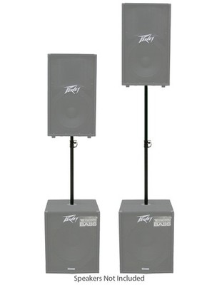 Pro Audio DJ Subwoofer Pole Mount Speaker Stand Adjustable Extension 35mm 1.375''