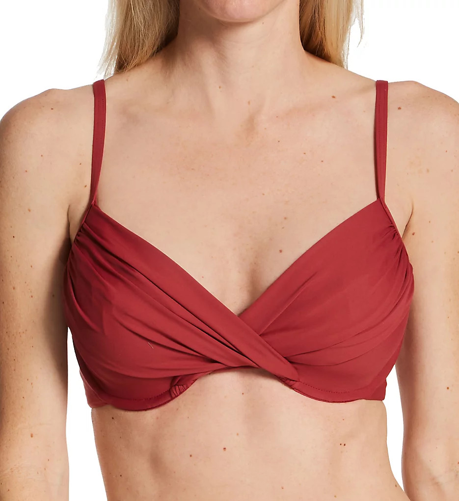 Sunsets 52TR Tuscan Red Crossroads Underwire Swim Top Deals Clothing