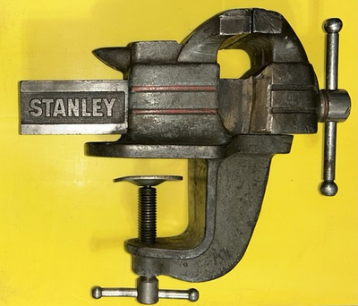 #ad Vintage Stanley 2 1 2” Clamp on Bench Vise No. 765 USA 🇺🇸 Nice $64.99